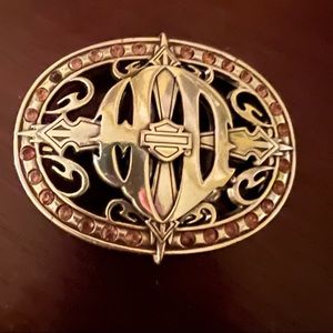 Womens Harley Davidson belt buckle.